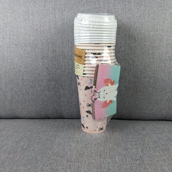 Clementine Paper Inc Halloween Spooky Ghost Travel Cups 16oz - Picture 2 of 5